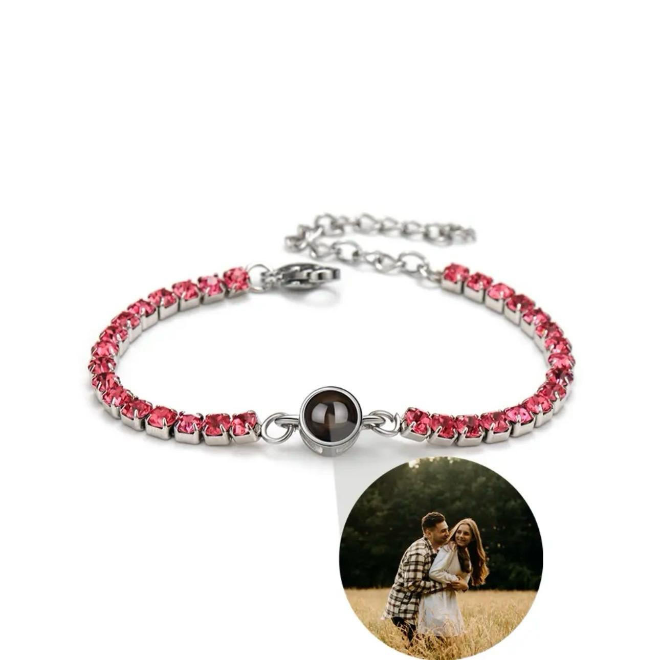 Kira's Tennis Hidden Photo Bracelet