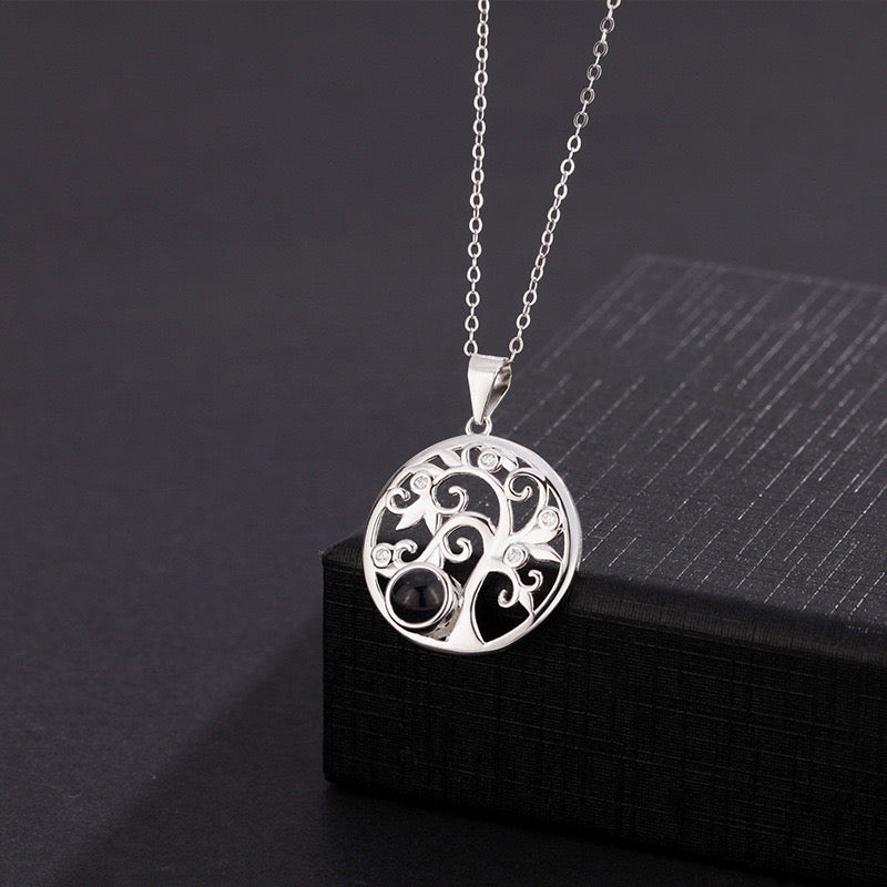 שרשרת עץ החיים עם תמונה מוצפנת - Myone Jewelry