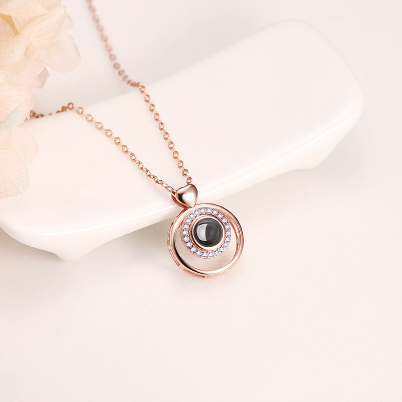 שרשרת חישוק יהלומים לאשה - Myone Jewelry