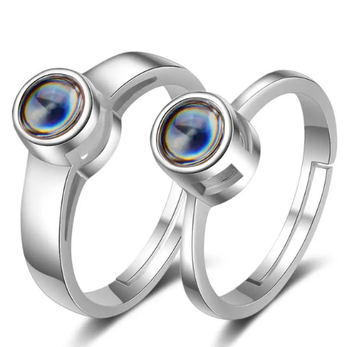 טבעת בייסיק עם תמונה מוצפנת - Myone Jewelry