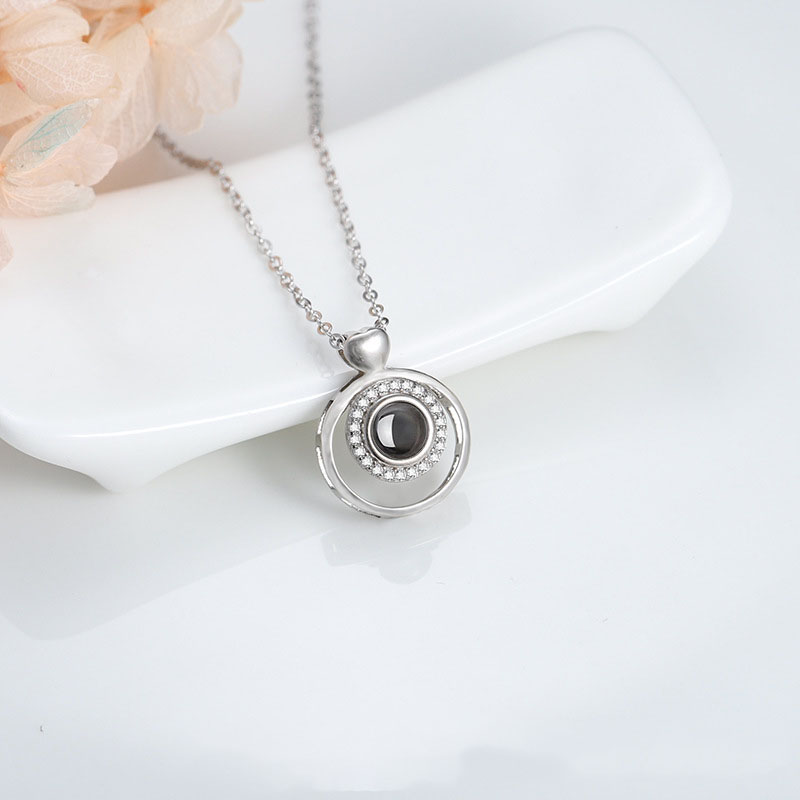 שרשרת חישוק יהלומים לאשה - Myone Jewelry