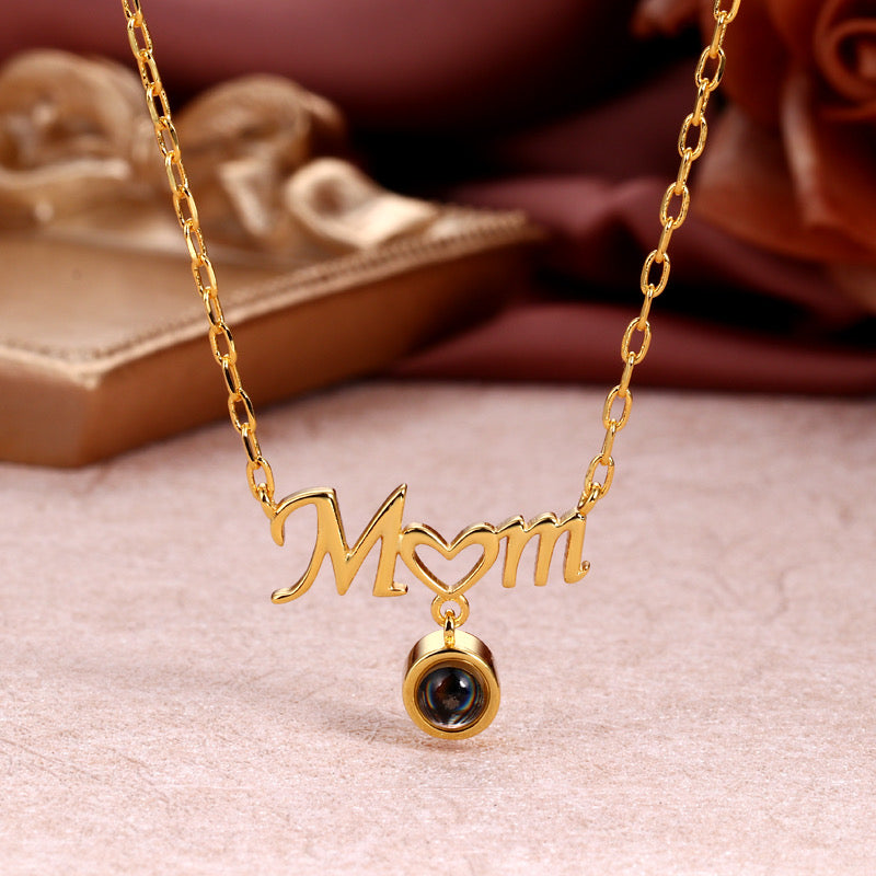 שרשרת לאמא עם תמונה מוצפנת - Myone Jewelry