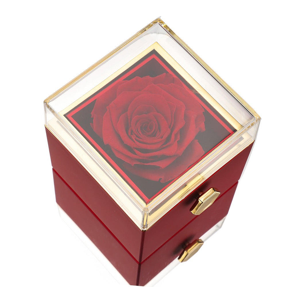 Rotating Rose Gift Box