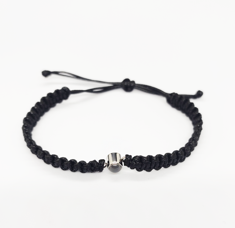 Special Knot Bracelet With A Hidden Photo Pearl