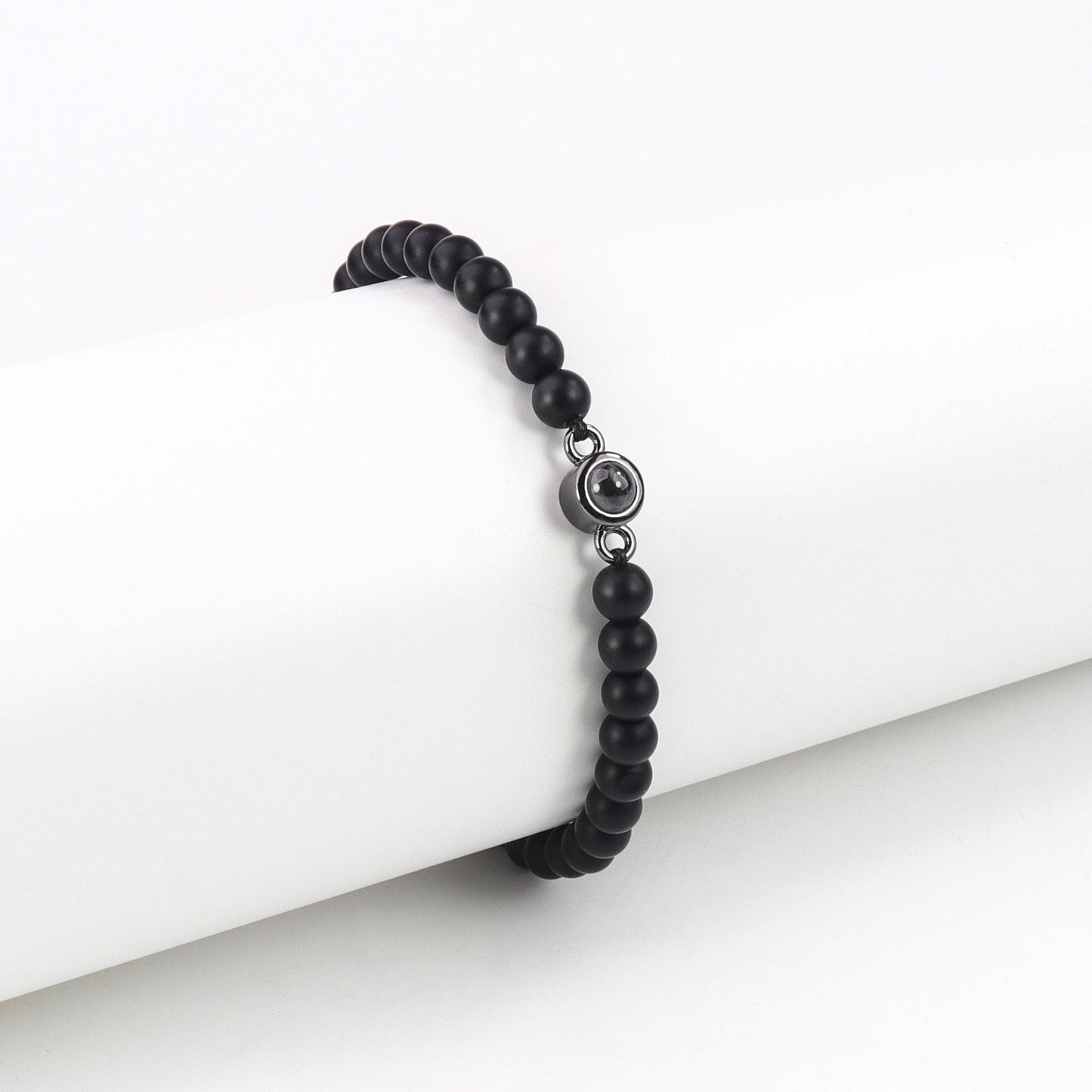 צמיד חרוזים עם תמונה מוצפנת - Myone Jewelry