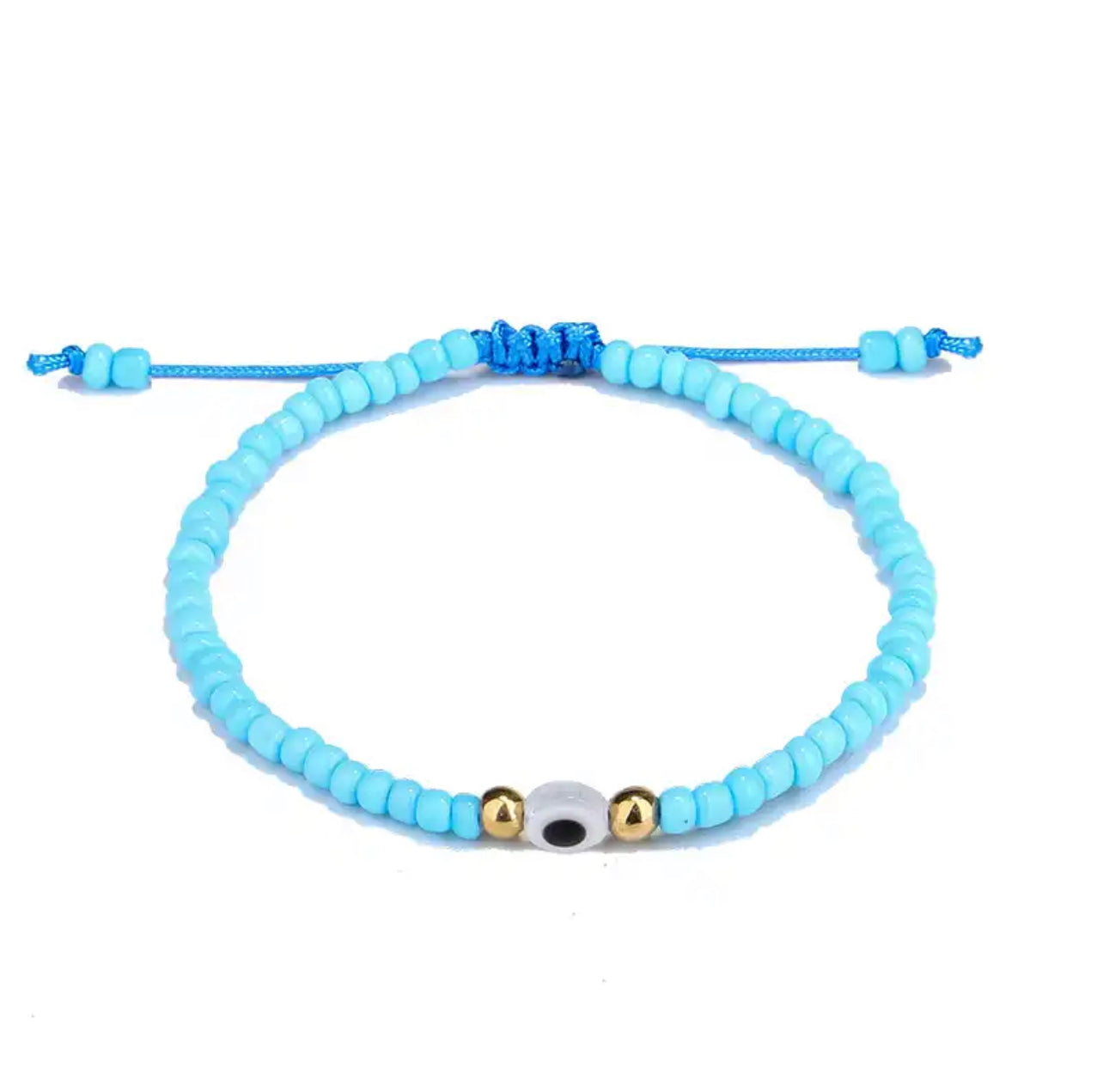 צמיד אבנים צבעוניות עם תמונה מוצפנת - Myone Jewelry