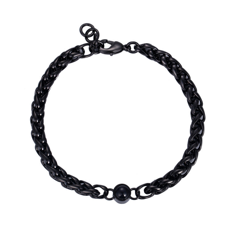 צמיד גורמט משולב עם תמונה מוצפנת - Myone Jewelry