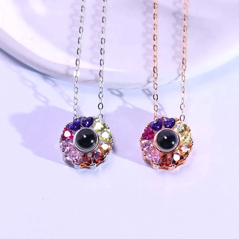 שרשרת לילך עם תמונה מוצפנת - Myone Jewelry