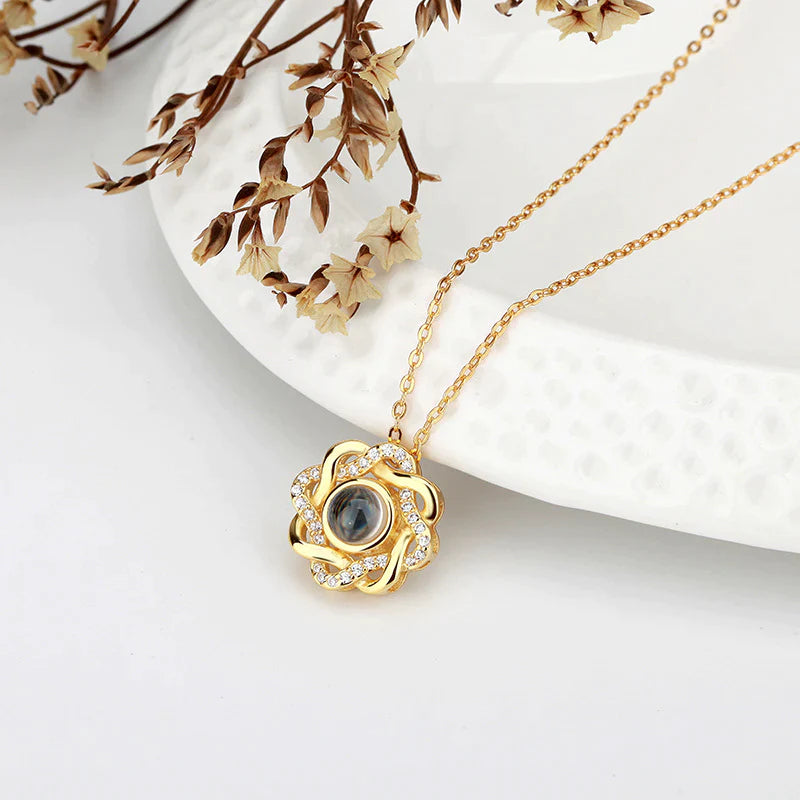 שרשרת עדן עם תמונה מוצפנת - Myone Jewelry