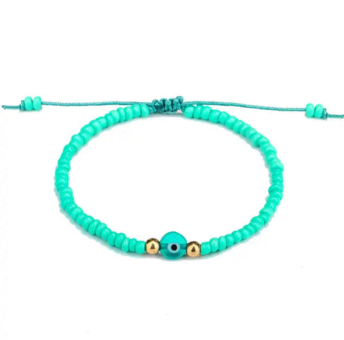 צמיד אבנים צבעוניות עם תמונה מוצפנת - Myone Jewelry