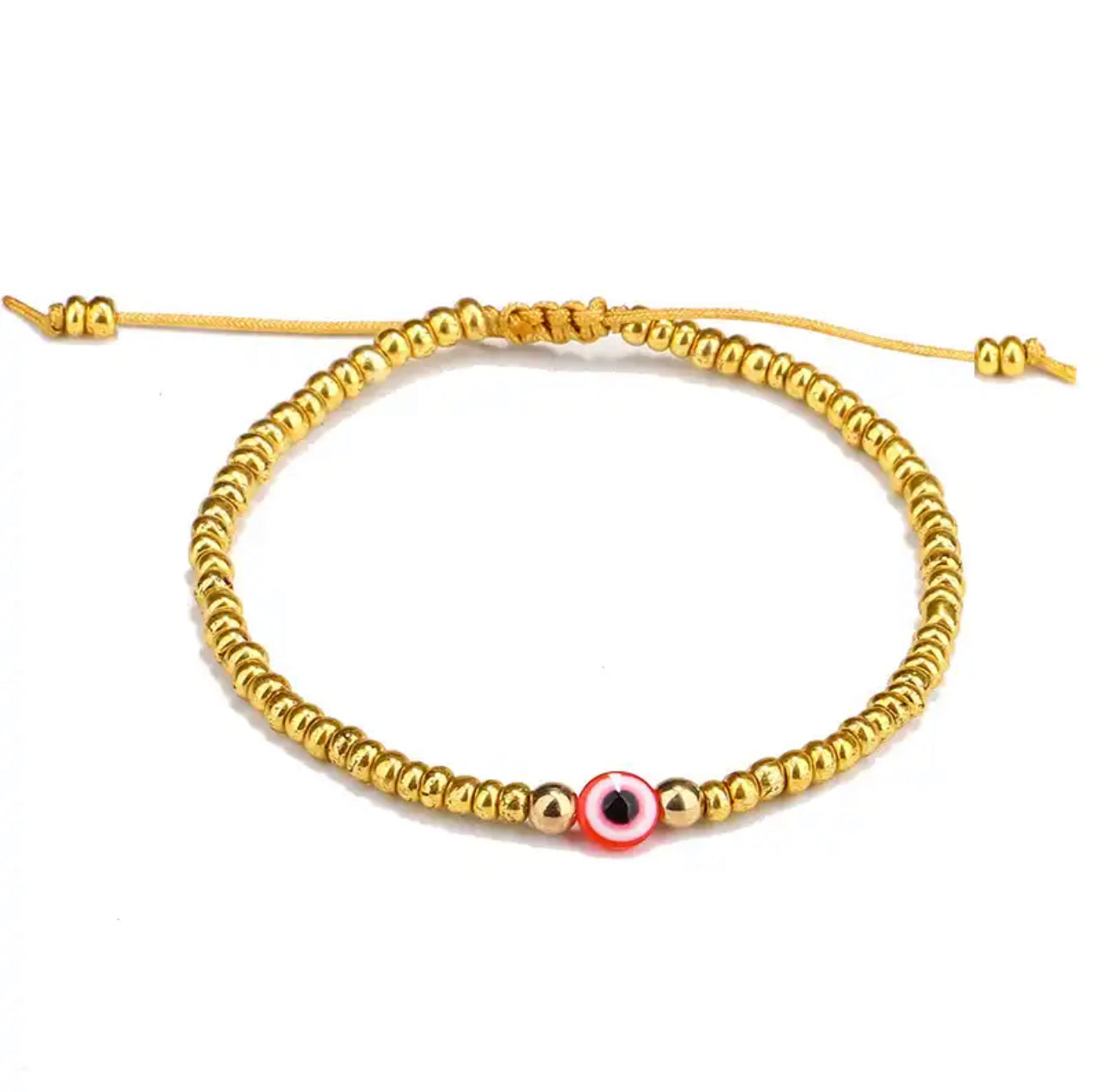 צמיד אבנים צבעוניות עם תמונה מוצפנת - Myone Jewelry