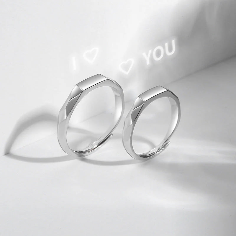LOVE FOREVER טבעת השמש סט זוגי