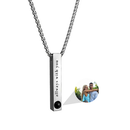 Danielle Engraved Hidden Photo Necklace