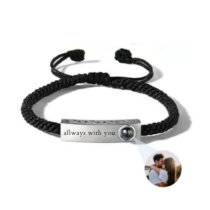 Personalized Engraved Hidden Photo Bracelet