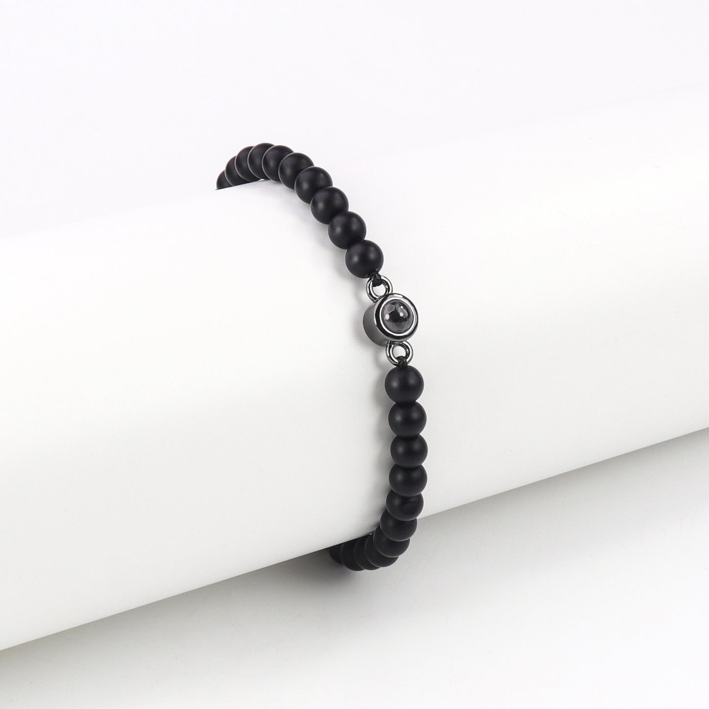 צמיד חרוזים עם תמונה מוצפנת - Myone Jewelry