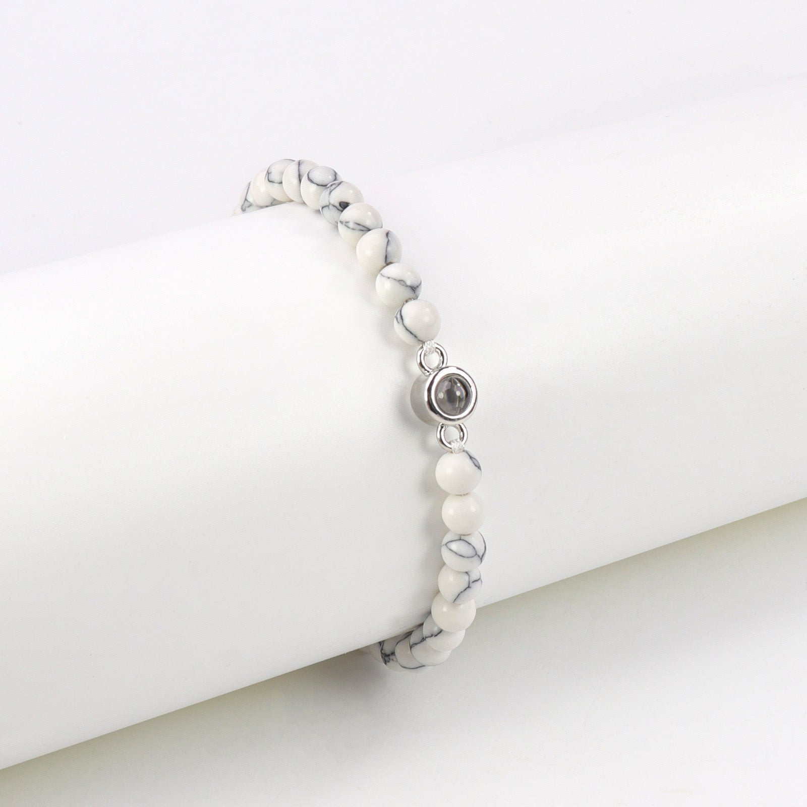 צמיד חרוזים עם תמונה מוצפנת - Myone Jewelry