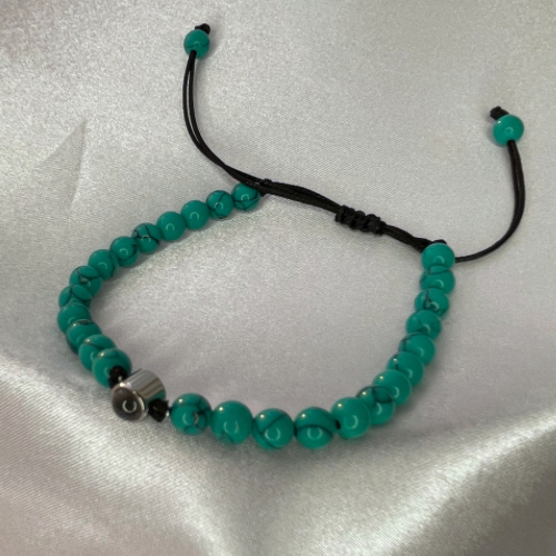 צמיד חרוזים מיוחד עם תמונה מוצפנת - Myone Jewelry