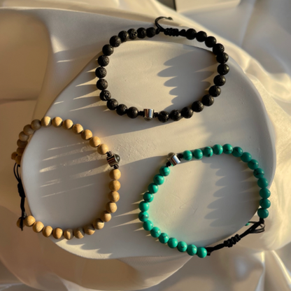 צמיד חרוזים מיוחד עם תמונה מוצפנת - Myone Jewelry