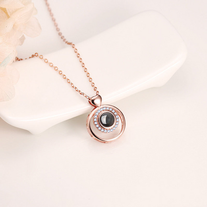 שרשרת חישוק יהלומים לאשה - Myone Jewelry