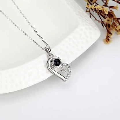 שרשרת סט זוגי עם תמונה מוצפנת - Myone Jewelry