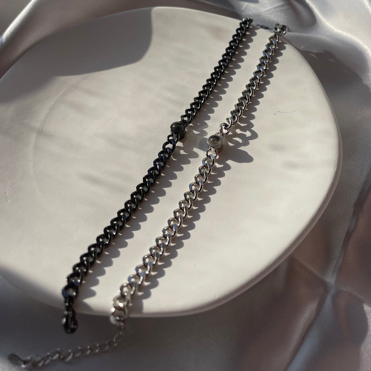Bracelet For Men With A Hidden Photo Pearl