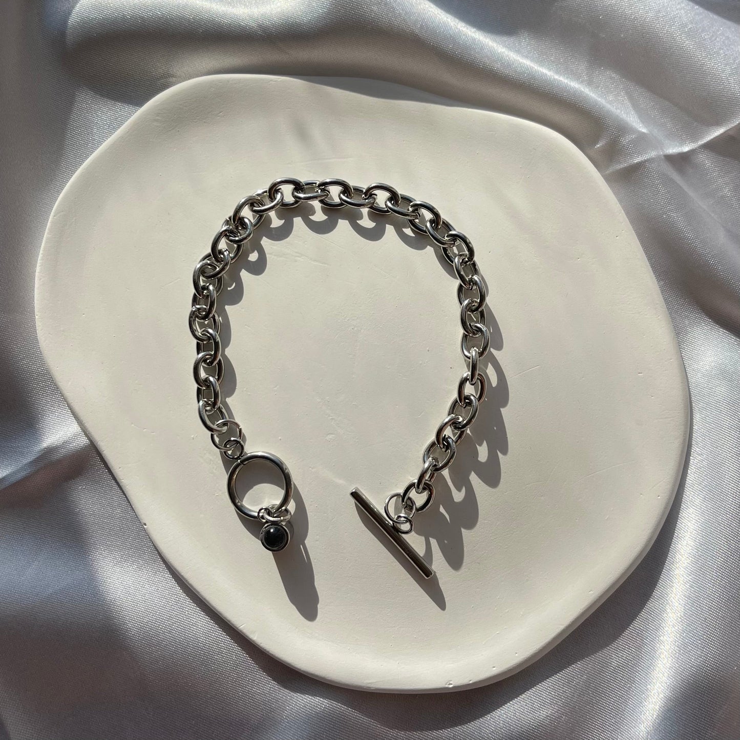 Myone Intertwined Loops Hidden Photo Bracelet