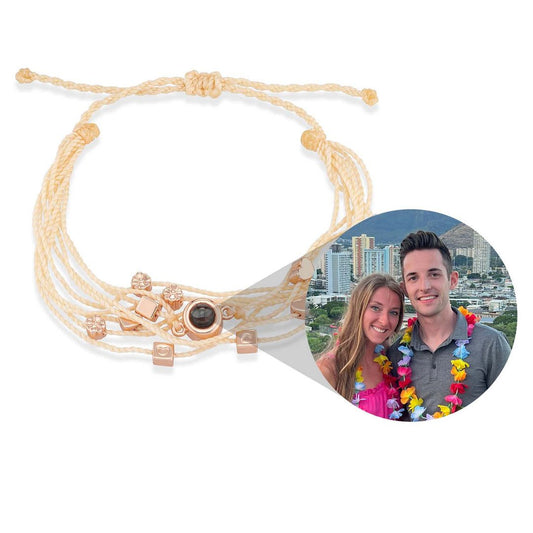 צמיד צ'ארמים עם תמונה מוצפנת - Myone Jewelry