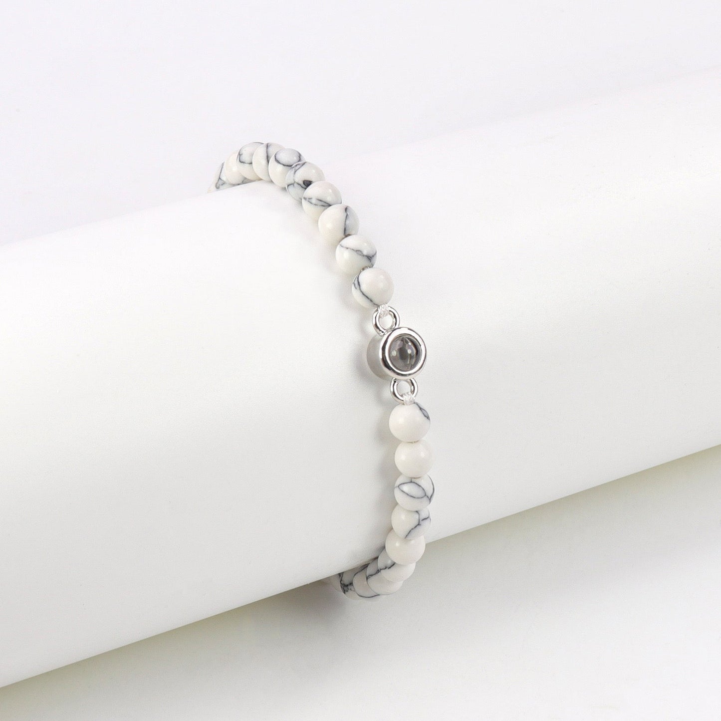 צמיד חרוזים עם תמונה מוצפנת - Myone Jewelry