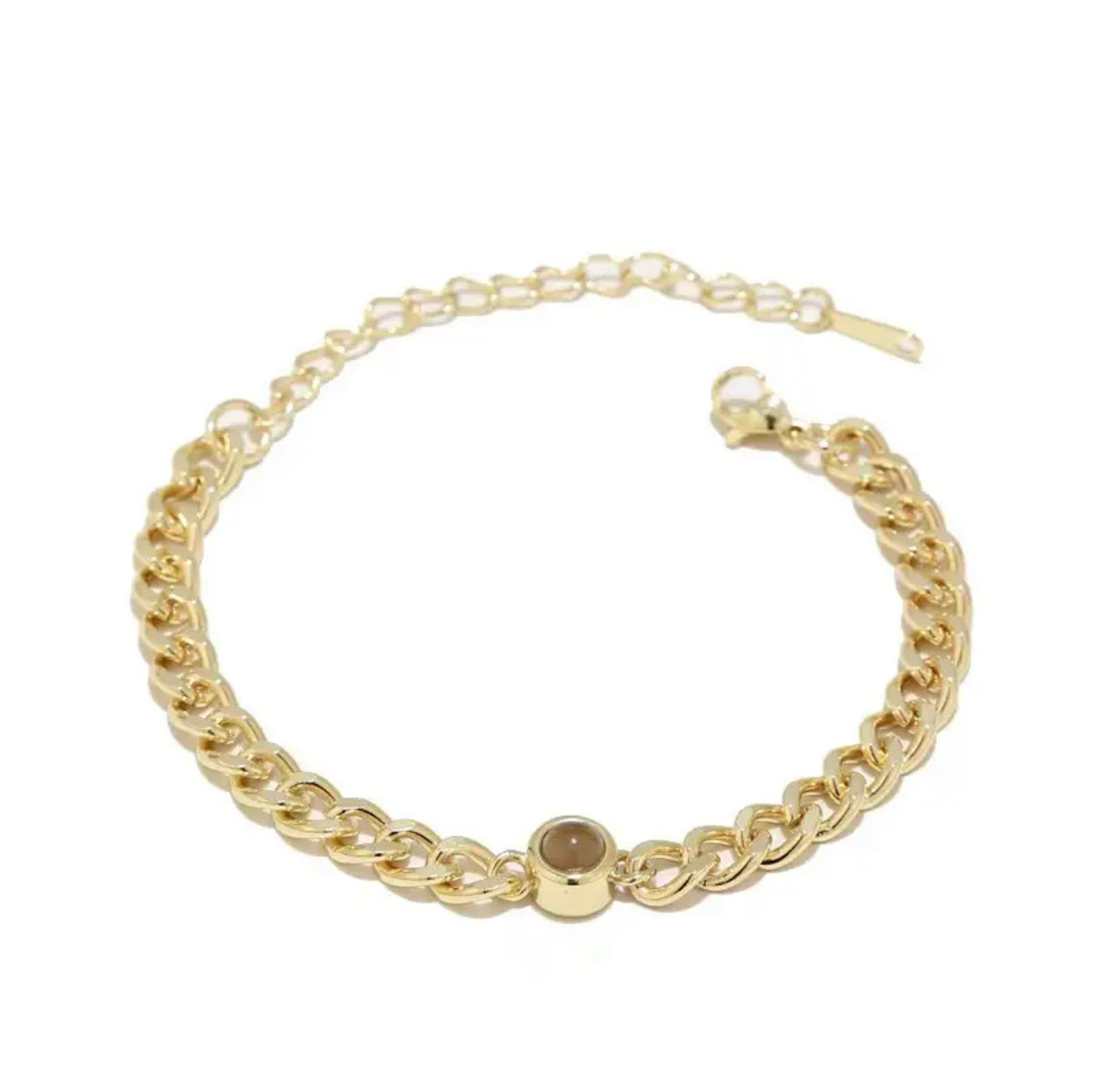 צמיד לגבר עם תמונה מוצפנת - Myone Jewelry