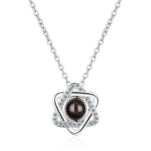שרשרת מגן דוד עם תמונה מוצפנת - Myone Jewelry