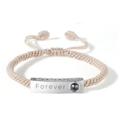צמיד עם חריטה אישית ותמונה מוצפנת - Myone Jewelry