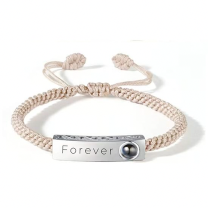 צמיד עם חריטה אישית ותמונה מוצפנת - Myone Jewelry