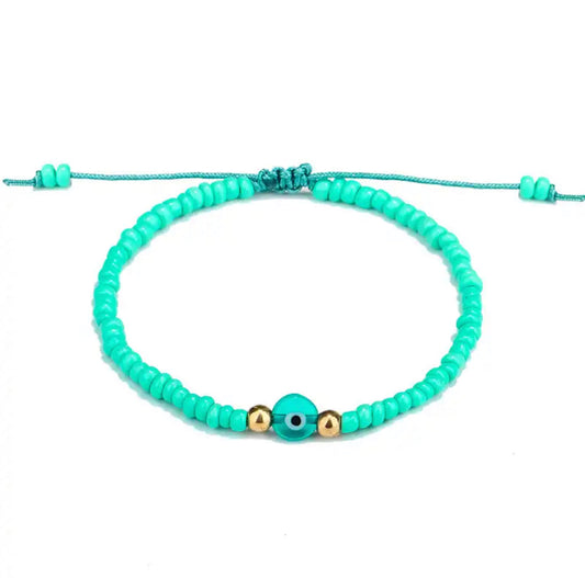 ⁨צמיד אבנים צבעוניות עם תמונה מוצפנת ⁩ - Myone Jewelry