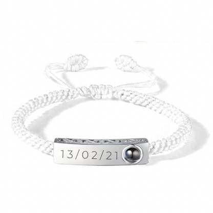 צמיד עם חריטה אישית ותמונה מוצפנת - Myone Jewelry