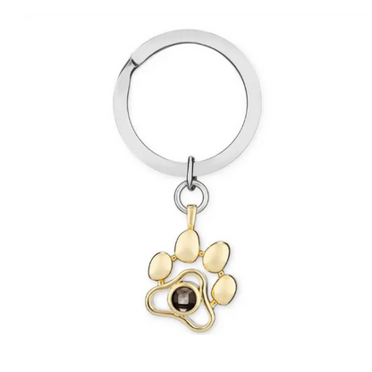 מחזיק מפתחות חיה עם תמונה מוצפנת - Myone Jewelry