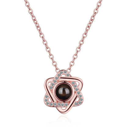 שרשרת מגן דוד עם תמונה מוצפנת - Myone Jewelry
