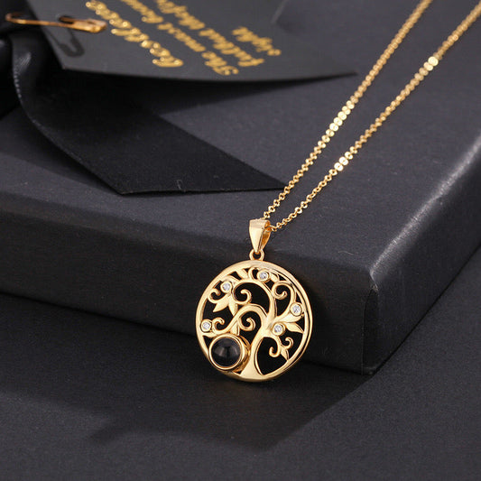 שרשרת עץ החיים עם תמונה מוצפנת - Myone Jewelry