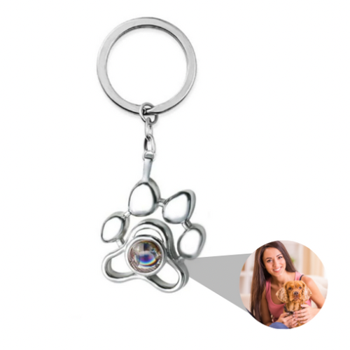 מחזיק מפתחות חיה עם תמונה מוצפנת - Myone Jewelry