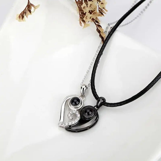 שרשרת סט זוגי עם תמונה מוצפנת - Myone Jewelry