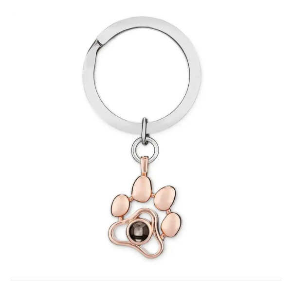 מחזיק מפתחות חיה עם תמונה מוצפנת - Myone Jewelry